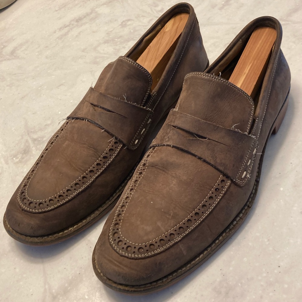Johnson and Murphy Leather Loafers size 11